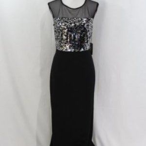 Vince Camuto Sequin & Mesh Gown NWT